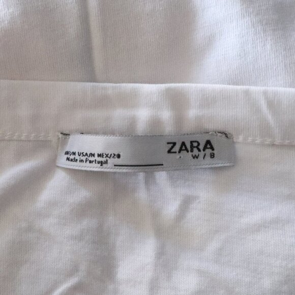 Zara Women's Sz M Short Sleeve Keyhole Taylor Swift Midi‎ Stretch Dress - Picture 9 of 9